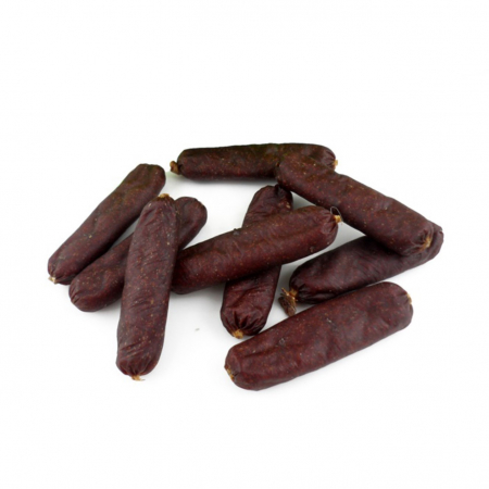 Recompense delicioase pentru caini Agility, carnciori uscati de vita-7cm, 500g [1]