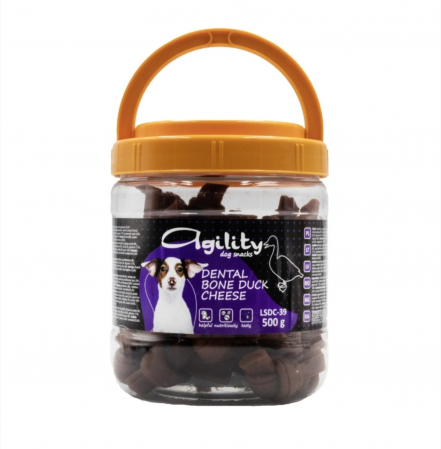 Caini - Recompense delicioase pentru caini Agility LSDC-39, noduri de rata, 500g