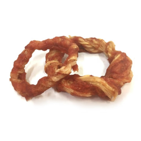 Caini - Recompense pentru caini Agility, piele de rata, 450g, marimea M