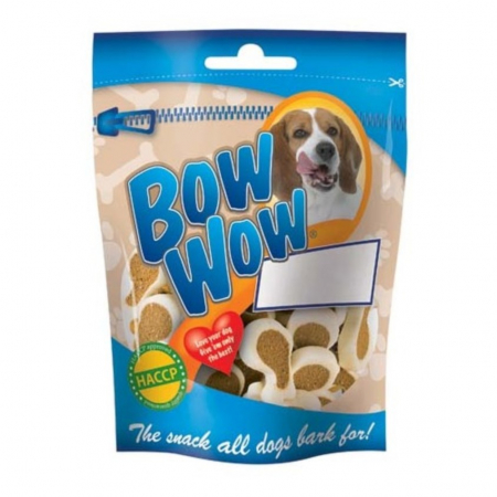 Caini - Recompense delicioase pentru caini Bow Wow, Aroma de pui, 80g