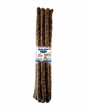 Caini - Recompense pentru caini Bow Wow, super carnati, 12 buc 52-58 cm