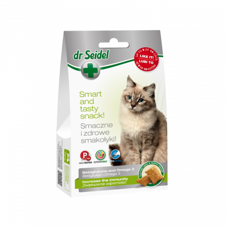 Pisici - Recompense pentru cresterea imunitatii, pisici, Dr. Seidel, 50g