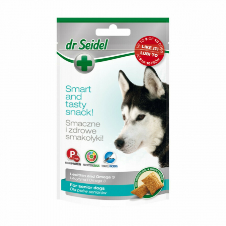 Caini - Recompense pentru caini seniori Dr. Seidel, 90g