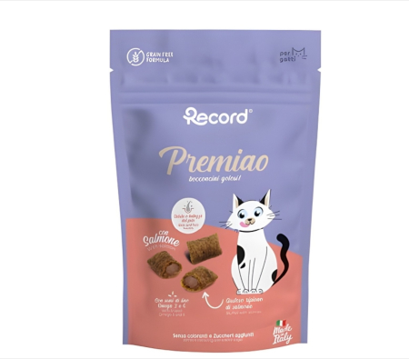 Recompense Delicioase - Recompense pisici - Premiao - Skin & Hair - Somon - 50 g