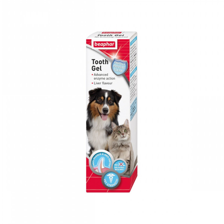 Pisici - Gel dentar pentru caini si pisici tooth gel beaphar 100g