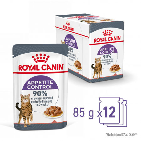 Royal Canin Appetite Control Care, hrana umeda pisici, adult sterilizat, reglarea apetitului, (in sos), 85g x 12 [9]