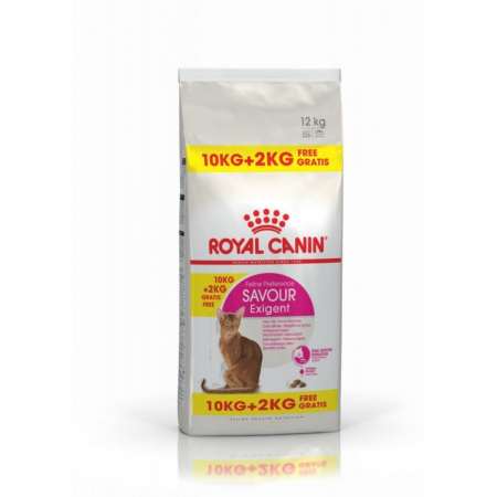 Hrana Uscata Pisici - Royal Canin Exigent Savour, 10 + 2 kg cadou