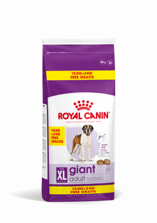 Caini - Royal Canin Giant Adult 15 + 3 Kg Cadou