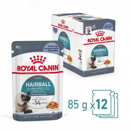 Hrana Umeda - Royal Canin Hairball Care Jelly plic aspic, 1 x 85 g