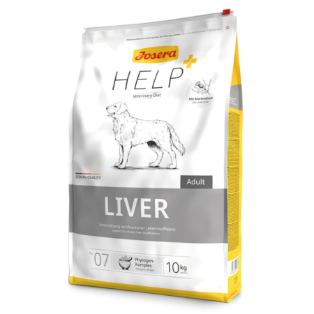 Diete veterinare caini - Hrana uscata Josera Help Liver Dog Dry 10 kg