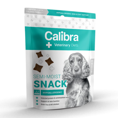 Diete veterinare caini - Calibra VD Dog Semi-Moist Snack Hypoallergenic 120 g