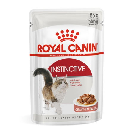Royal Canin Instinctive Adult, plic hrană umedă pentru pisici, (în sos), 12x85g [3]
