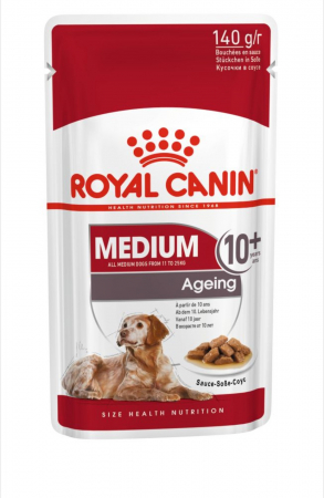 Caini - Royal Canin Medium Ageing hrana umeda caine senior (in sos), 140 g