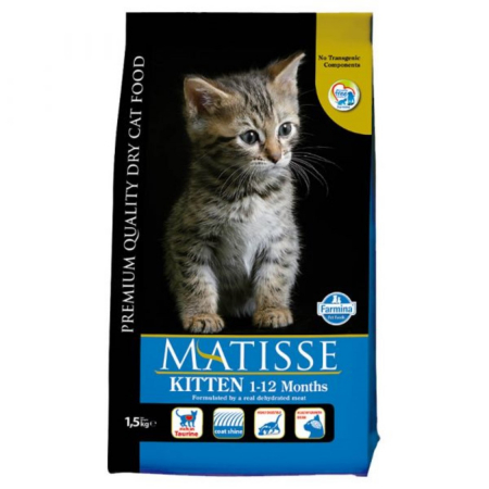 Hrana Uscata Pisici - Matisse hrana uscata pentru pisici junior 1,5 kg