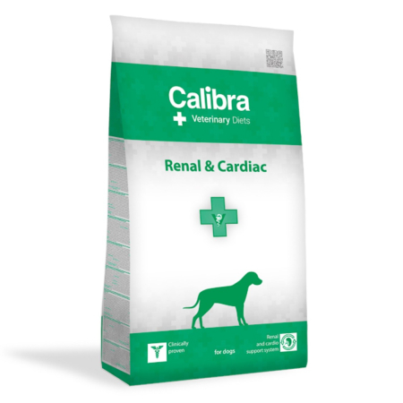 Diete veterinare caini - Hrana uscata dietetica pentru caini Calibra VD Dog Renal & Cardiac 12 kg