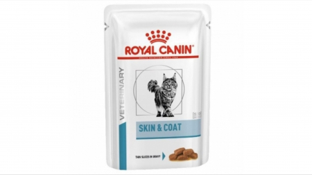 Pisici - Royal Canin Skin & Coat Formula, 12 plicuri x 85 g
