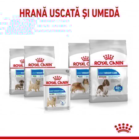 Royal Canin Light Weight Care Adult hrana umeda caine, limitarea cresterii in greutate (pate), 85 g [2]