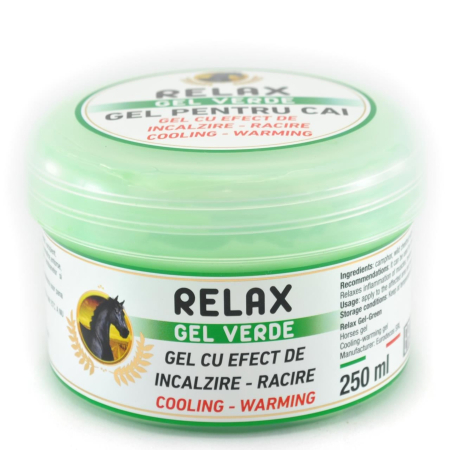 Farmacie Pisici - RELAX GEL verde cu efect de incalzire- racire *250ML