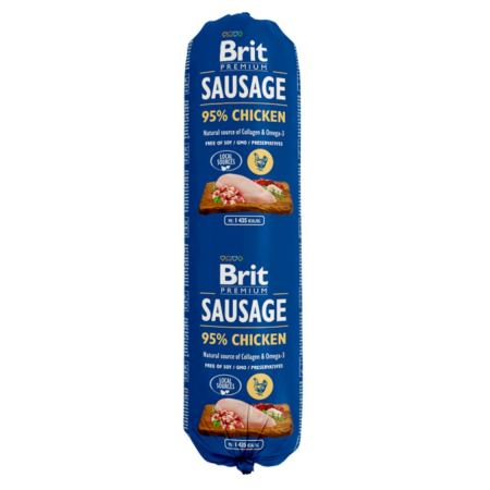 Hrana Umeda Caini - Salam pentru caini Brit cu Pui 800 g