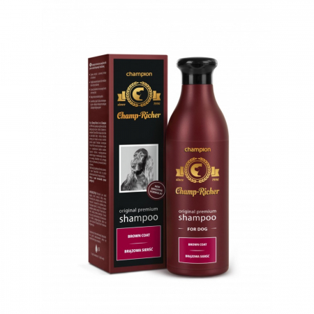 Igiena si ingrijire caini - Sampon CHAMP RICHER pentru CAINI cu BLANA AURIE, 250 ml