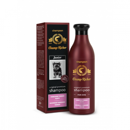 Igiena si ingrijire caini - Sampon CHAMP RICHER pentru CATELUSI junior Yorkshire Terrier, 250 ml