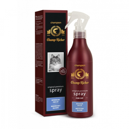 Sampoane si Balsamuri - Spray CHAMP RICHER pentru descalcire PISICI, 250 ml