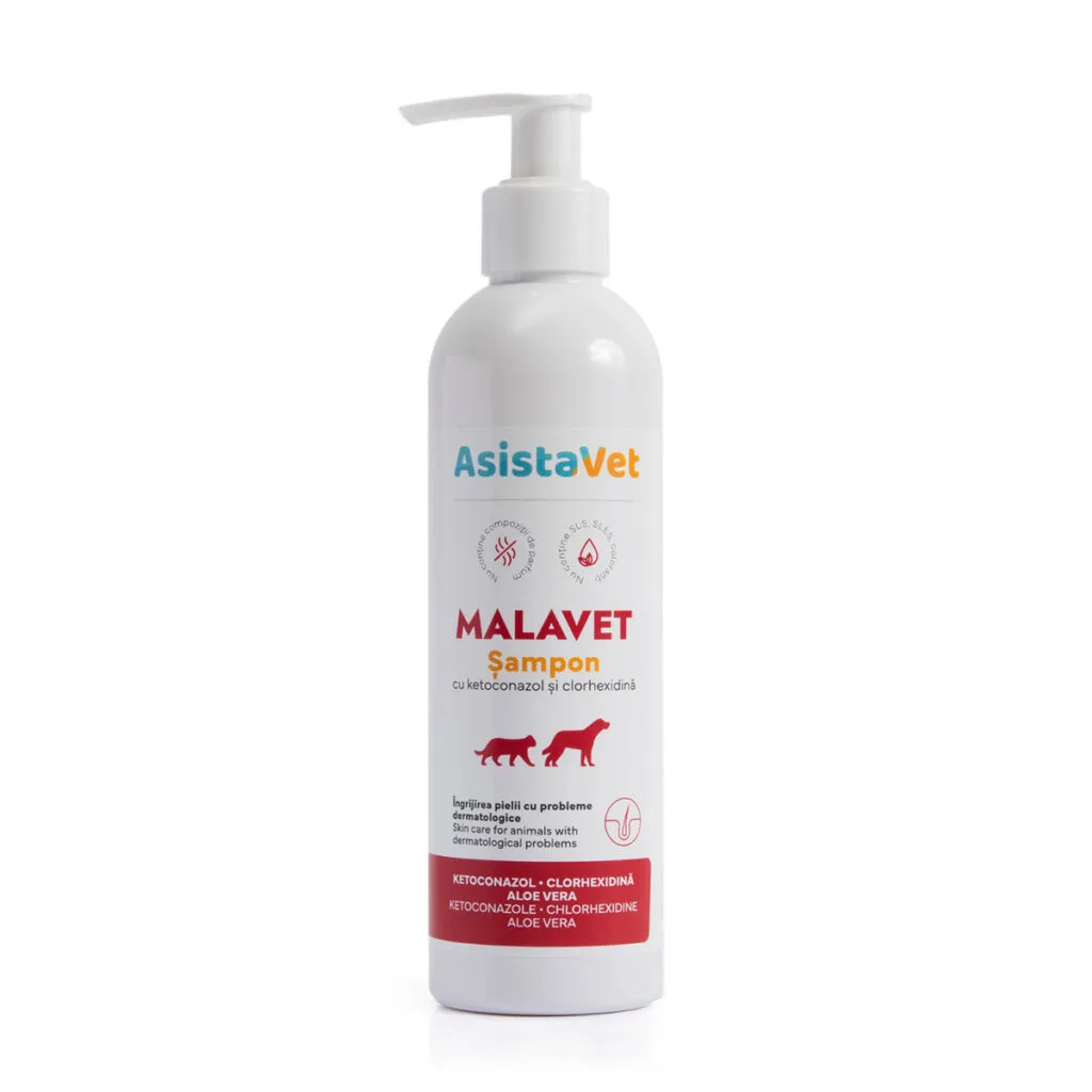 Dermatologice Caini - Sampon Malavet 250 ml