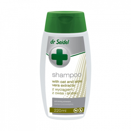 Caini - Sampon Dr. SEIDEL cu OVAZ si ALOE VERA, 220 ml