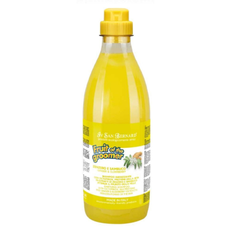 Sampoane si Balsamuri - Sampon Iv San Bernard cu Ghimbir si Soc, pentru caini si pisici, 1000 ml