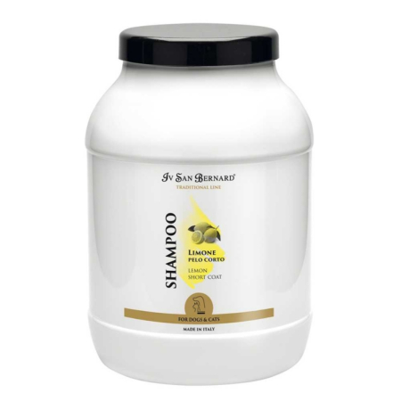 Sampoane si Balsamuri - Sampon par scurt Iv San Bernard Lemon, pentru caini si pisici, 3000ml