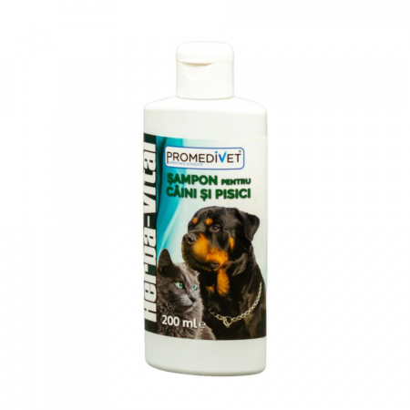 Sampoane si Balsamuri - Sampon herba-vital C+P pentru caini si pisici -  200ml