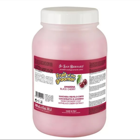Sampoane si Balsamuri - Sampon pentru par scurt Iv San Bernard Black Cherry, pentru caini si pisici, 3250ML