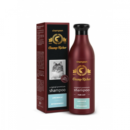 Sampoane si Balsamuri - Sampon CHAMP RICHER pentru PISICI cu BLANA LUNGA, 250 ml