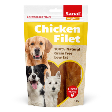 Super Reduceri - Sanal Dog Chicken Fillet Doypack 80 g