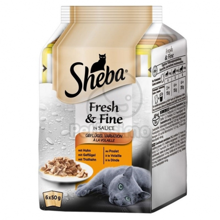 Hrana Umeda - Sheba Mini, Selectii de pasare 6x50g