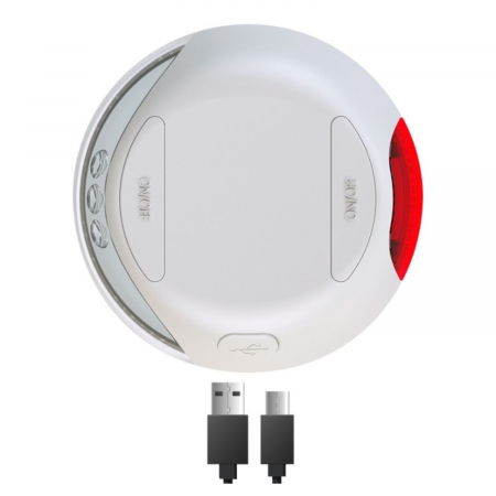 Caini - Sistem de iluminare pentru lese Flexi, Argintiu