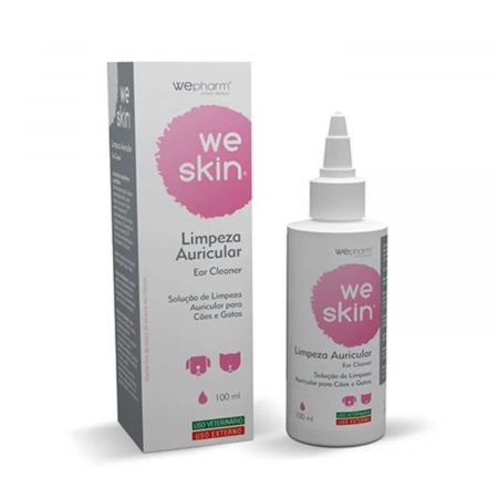 Pisici - WeSkin Solutie curatare auriculara caini si pisici x 100ml