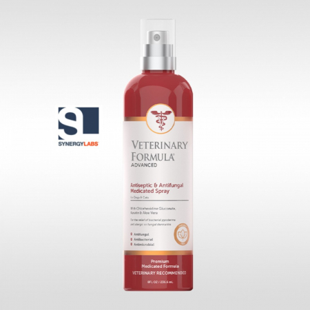Pisici - Spray Antiseptic & Antifungic, Synergy Labs, 237ml