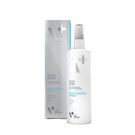 Dermatologice Pisici - Spray Nanosilver hidratant Vetexpert MOISTURIZING- 100ml