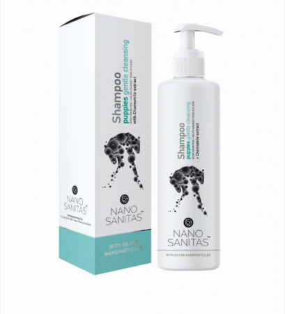 Igiena si ingrijire caini - Șampon pentru pui de câine cu nanoparticule de argint - 250 ml