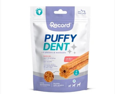 Recompense delicioase - Recompense caini - PuffyDent cu mar - 105 g