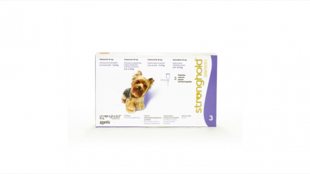 Deparazitare externa - Stronghold Caine 30 mg (2.6 - 5 kg), 3 pipete
