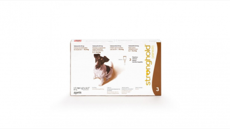 Antiparazitare interne si externe - Stronghold Caine 60 mg (5 - 10 kg), 3 pipete