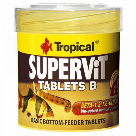 Hrana Pesti - SUPERVIT tablete B, Tropical Fish,50ml, 250ml, 150g