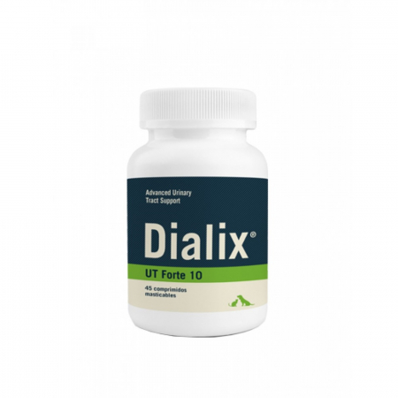Suplimente nutritive, vitamine - Supliment dietetic complet pentru managementul struvitilor si al afectiunilor tractului urinar inferior DIALIX UT Forte 10, VetNova, 45 tabs