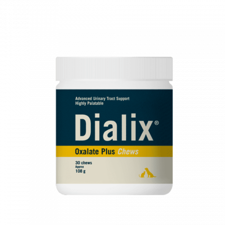 Suplimente nutritive, vitamine - Supliment dietetic pentru gestionarea urolitilor de oxalat, cistina si urati, Dialix Oxalate Plus, Vetnova, 30 chews