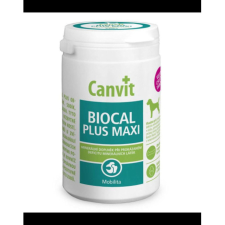 Caini - Supliment nutritiv pentru caini Canvit Biocal Plus Maxi 230 gr
