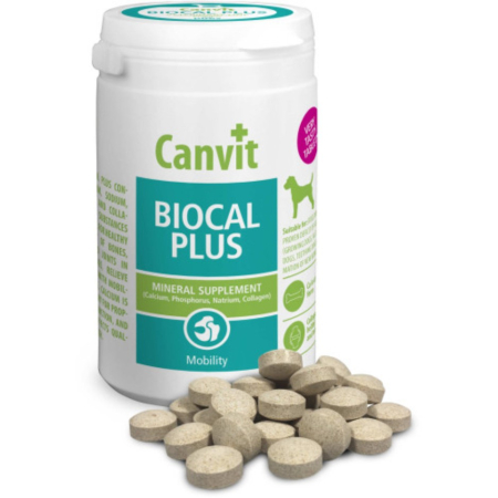 Caini - Supliment nutritiv pentru câini Canvit Biocal Plus cu Minerale 1000 gr