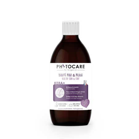 Suplimente nutritive, vitamine - Supliment pentru caini si pisici KERA+ (SKIN & COAT) 200 ml