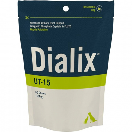 Suplimente nutritive, vitamine - Supliment, scade ph-ul urinar, DIALIX®UT-15, Vetnova - 30 comprimate